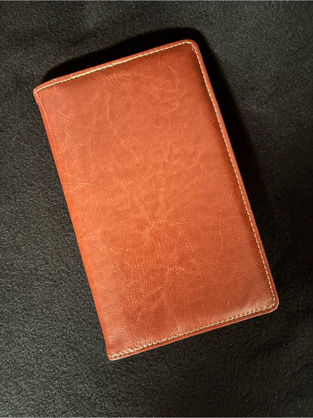 Card booklet brown orange tone